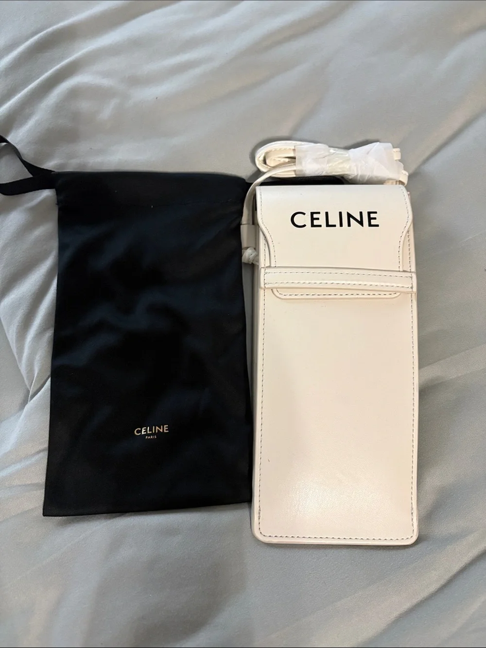 Celine Oversized Square Shield Sunglasses in Tortoiseshell Brown - Picture 2 of 7